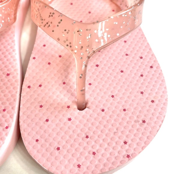 Gap Baby Adjustable Pink Thong Sandals, Size 9T-10T - Picture 2 of 6